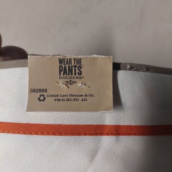 Mens Dockers Pro Style Khaki Flat Front D2 Straight Pants Size 42x30 NWT - Picture 12 of 12